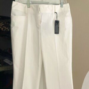 NWT Express Editor White Crop Pant